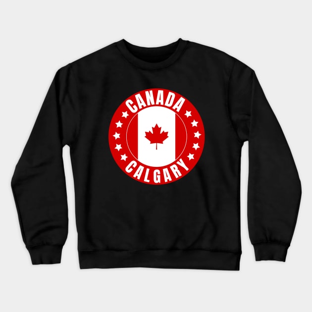 Calgary Crewneck Sweatshirt by footballomatic